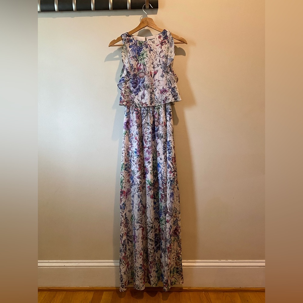 NWT H&M Ruffled Maxi Dress